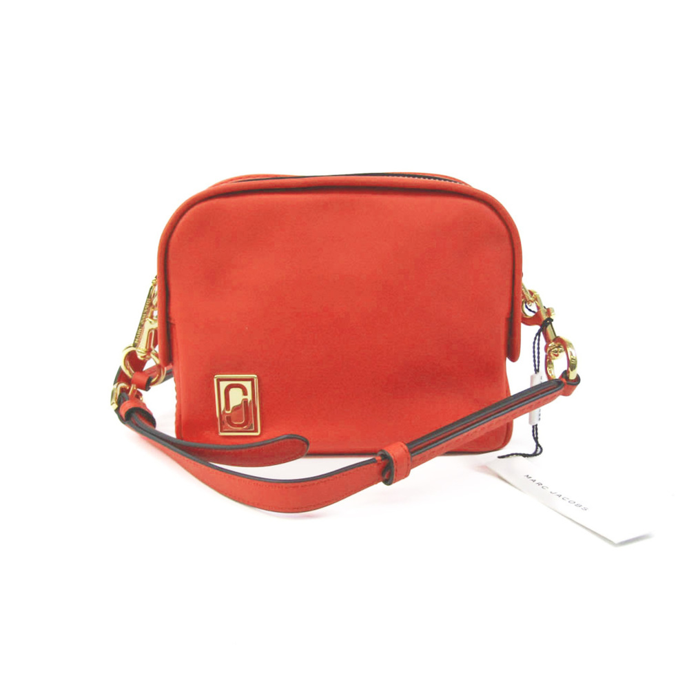 Marc Jacobs The Mini Squeeze M0013620 Women's Leather Shoulder Bag Red Color